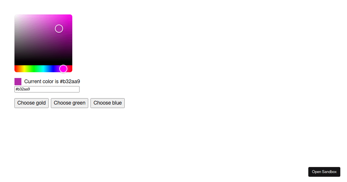 React Colorful Demo Forked Codesandbox React Colorful Demo Forked Codesandbox