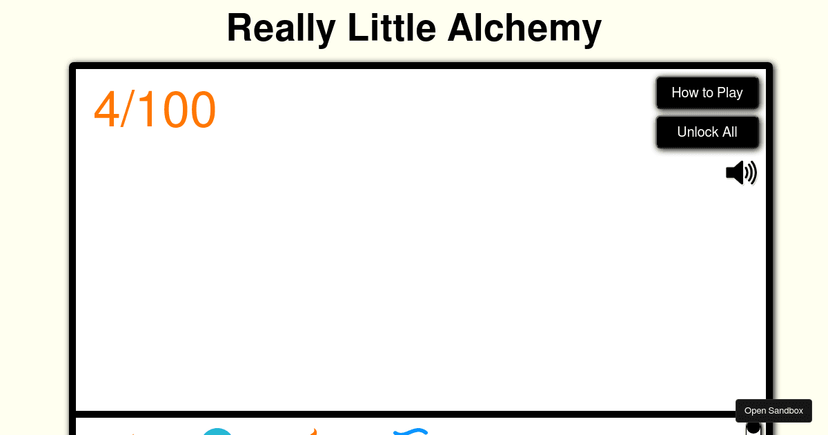 Little Alchemy 2 - Codesandbox