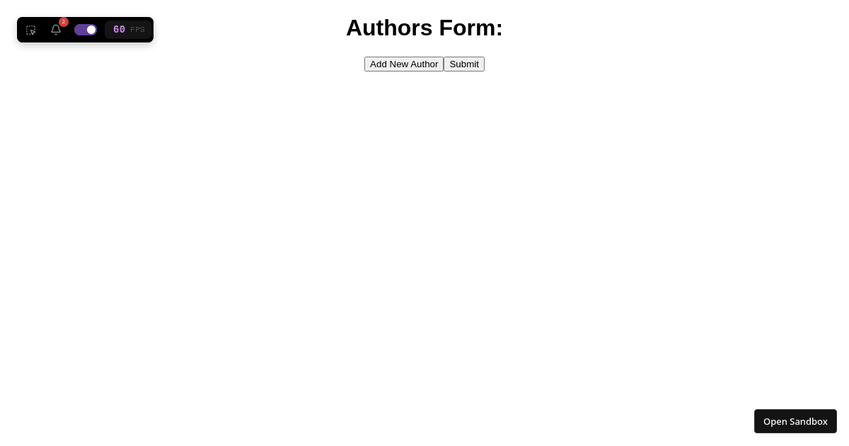 React Hook Form - Advanced Form Example - Codesandbox