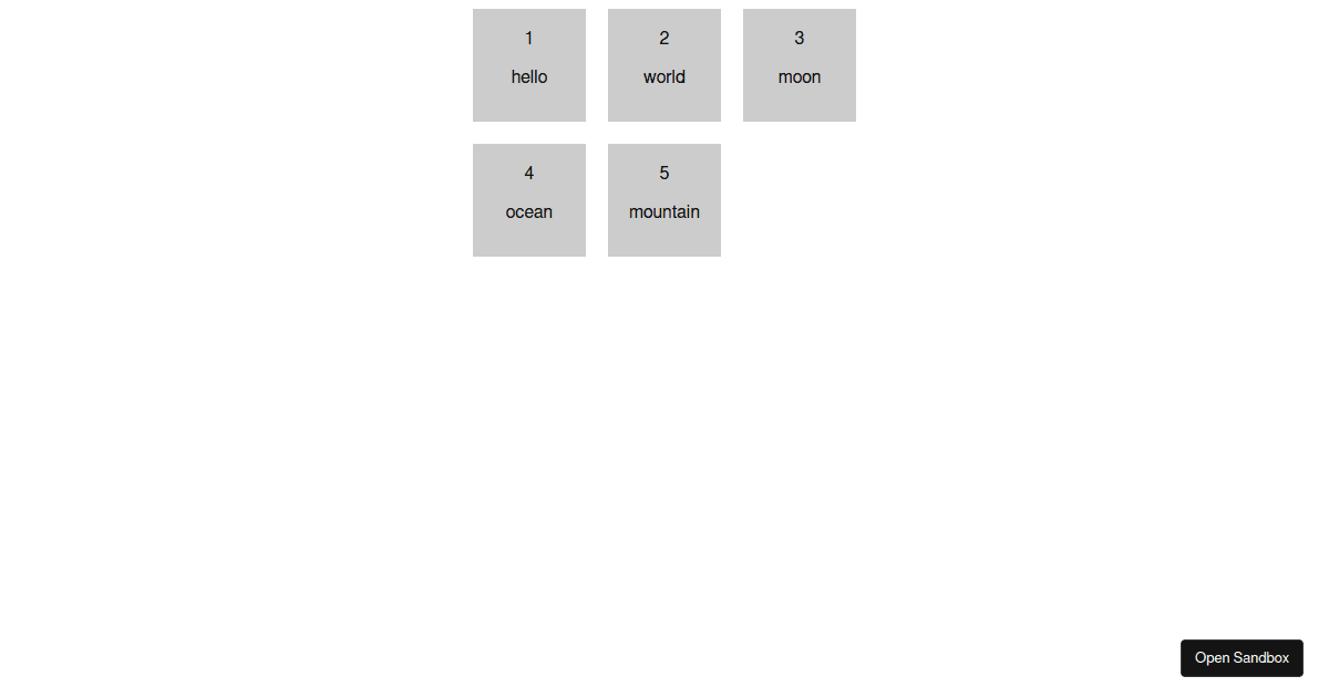 dnd kit sortable grid - Codesandbox