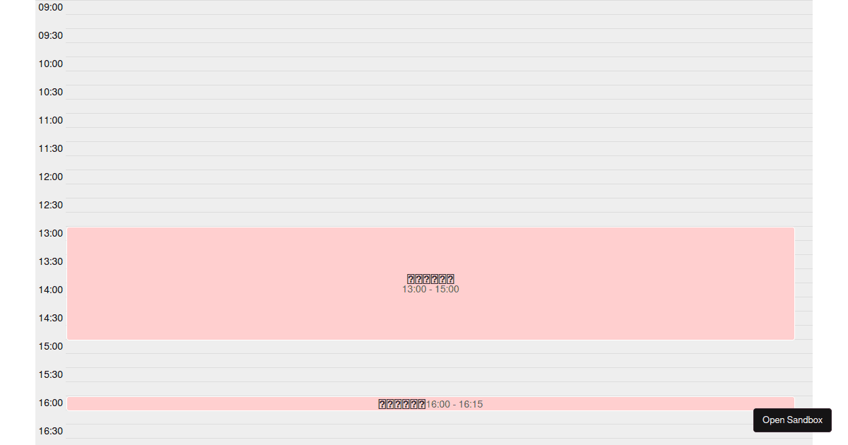 FullCalendar-demo - Codesandbox