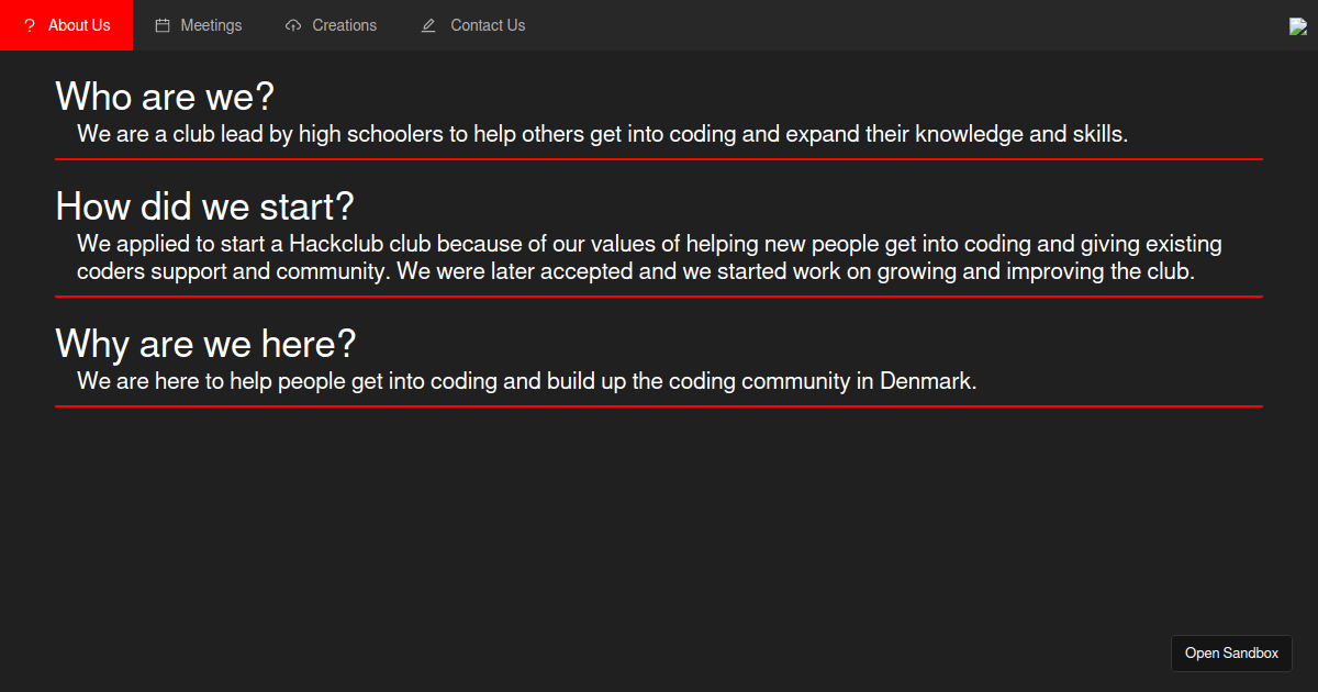 Denmark Website Code denmark_hc_website - Codesandbox