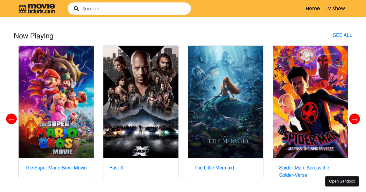 movies - Codesandbox