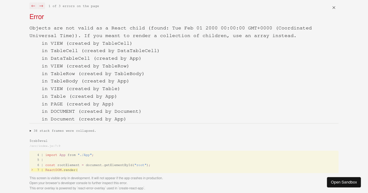 Table Pdf Forked Codesandbox