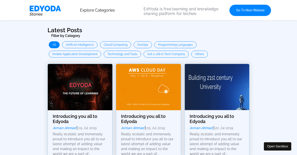 react - Codesandbox