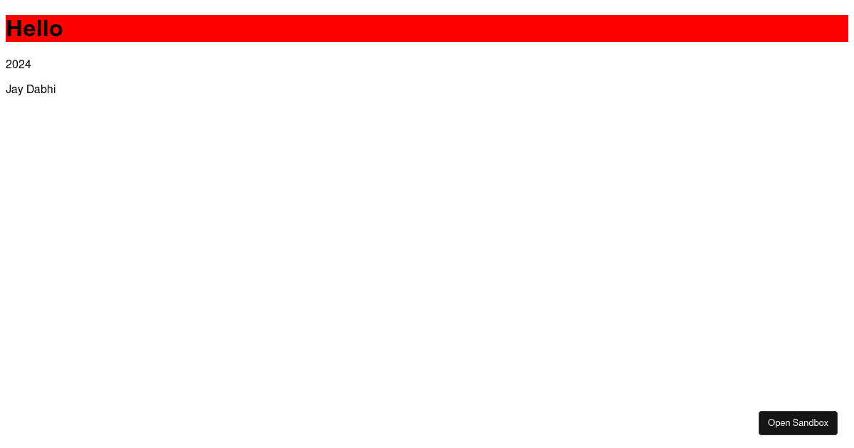 jsx-code-challenge - Codesandbox