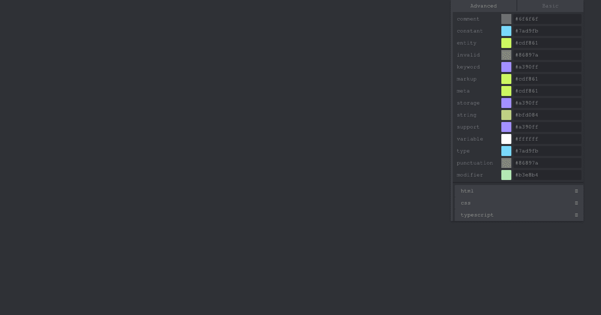 monaco-tokenizer-playground (forked) - Codesandbox