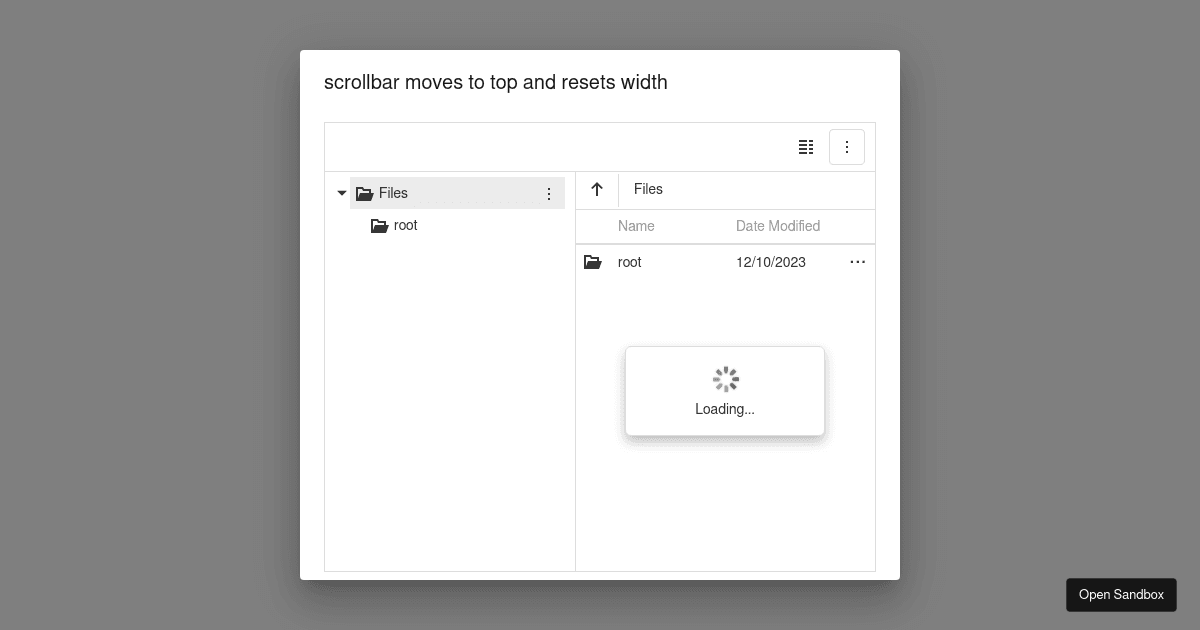 Physical File System - DevExtreme File Manager (forked) - Codesandbox