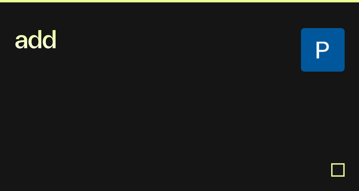 add - Codesandbox