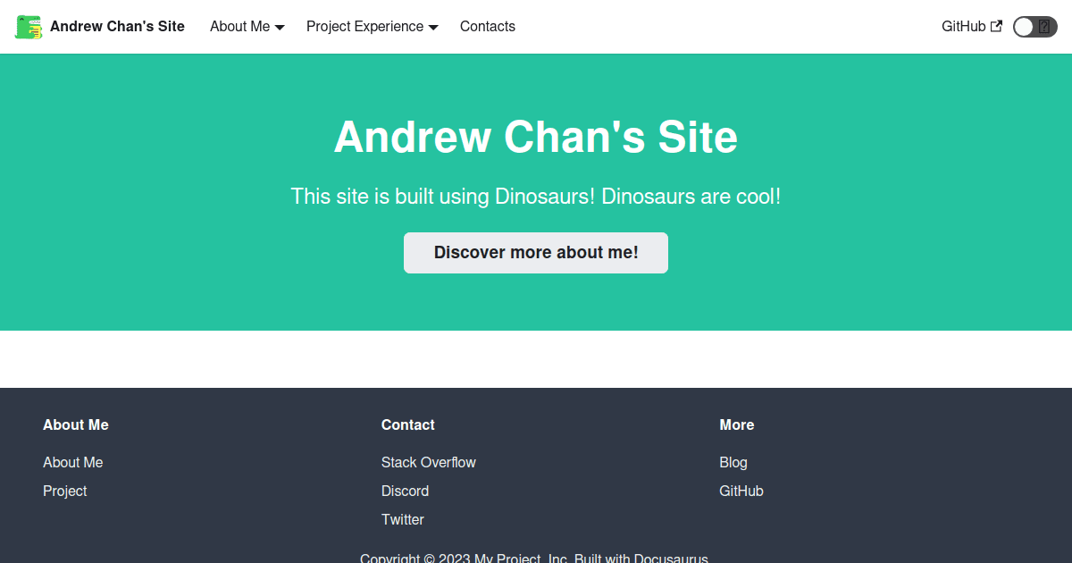 docusaurus-resume-forked - Codesandbox