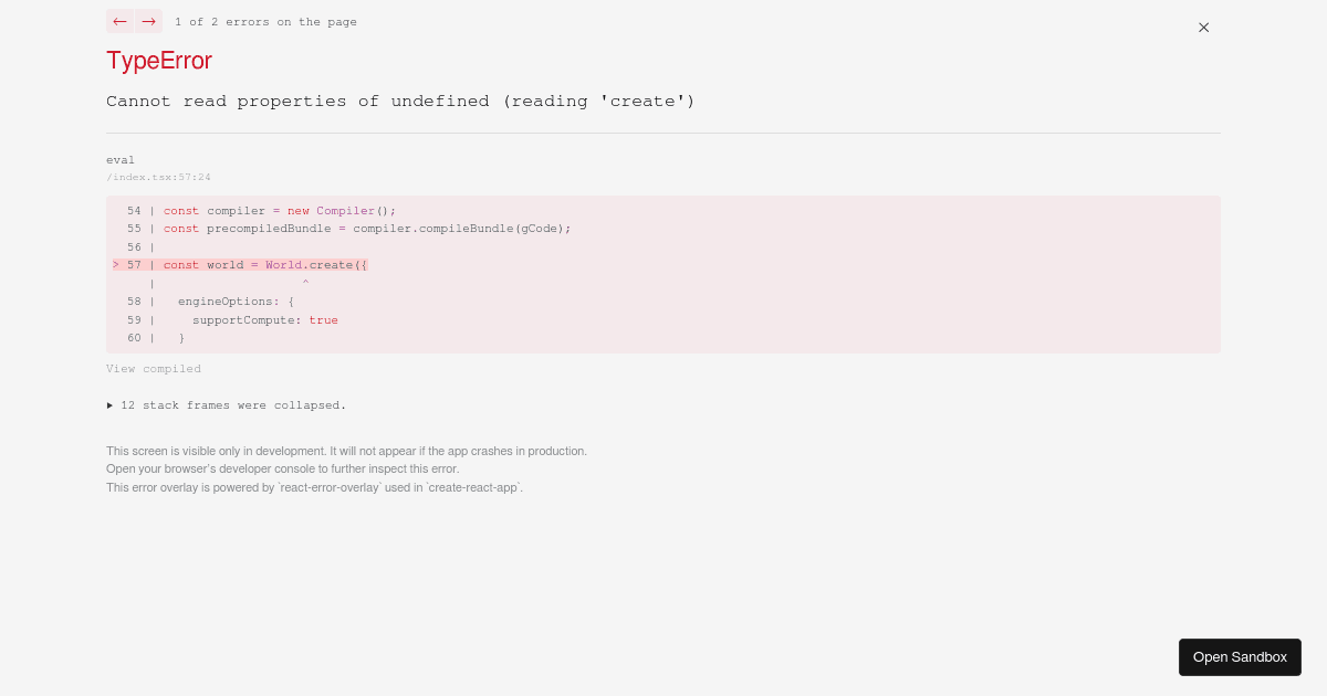 gputest - Codesandbox
