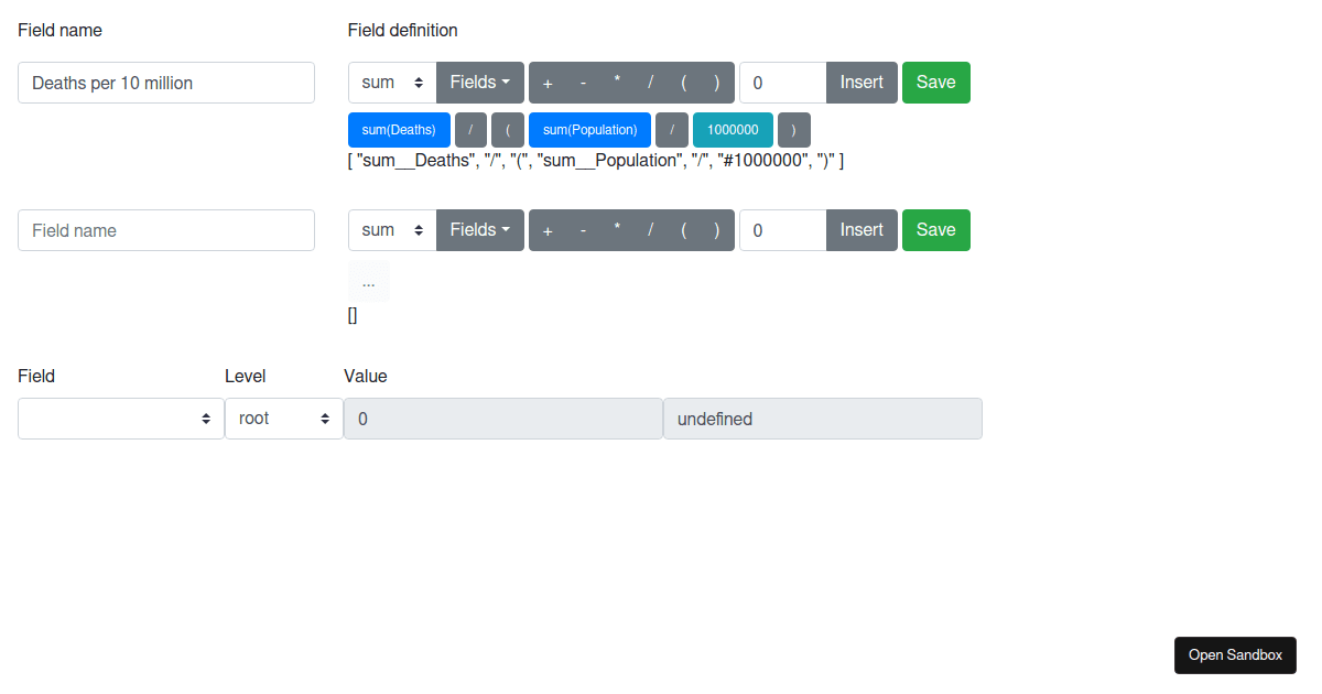 OrbViz virtual fields - Codesandbox