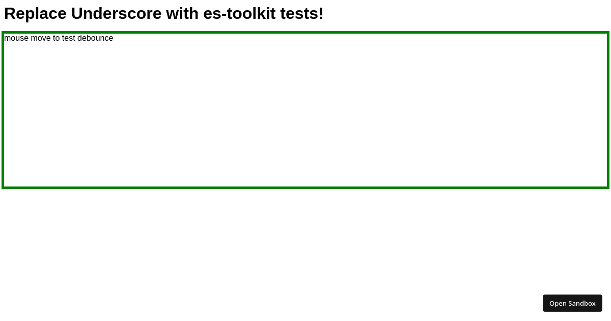 underscore test - Codesandbox