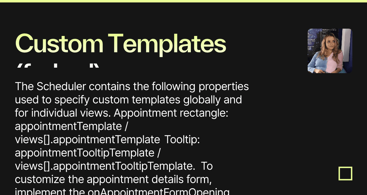 Custom Templates (forked) - Codesandbox