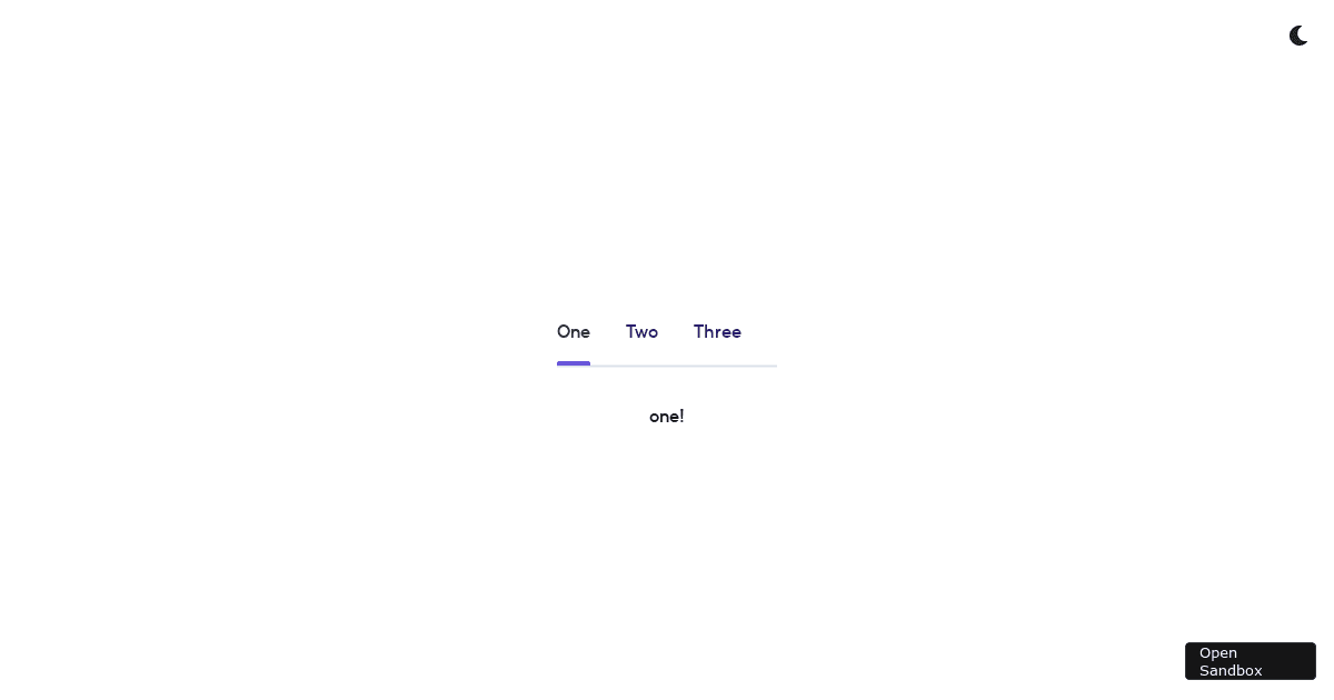 Basic Tabs (Chakra) - Codesandbox