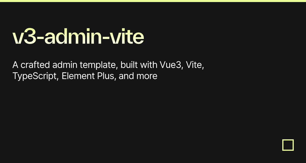 v3-admin-vite - Codesandbox