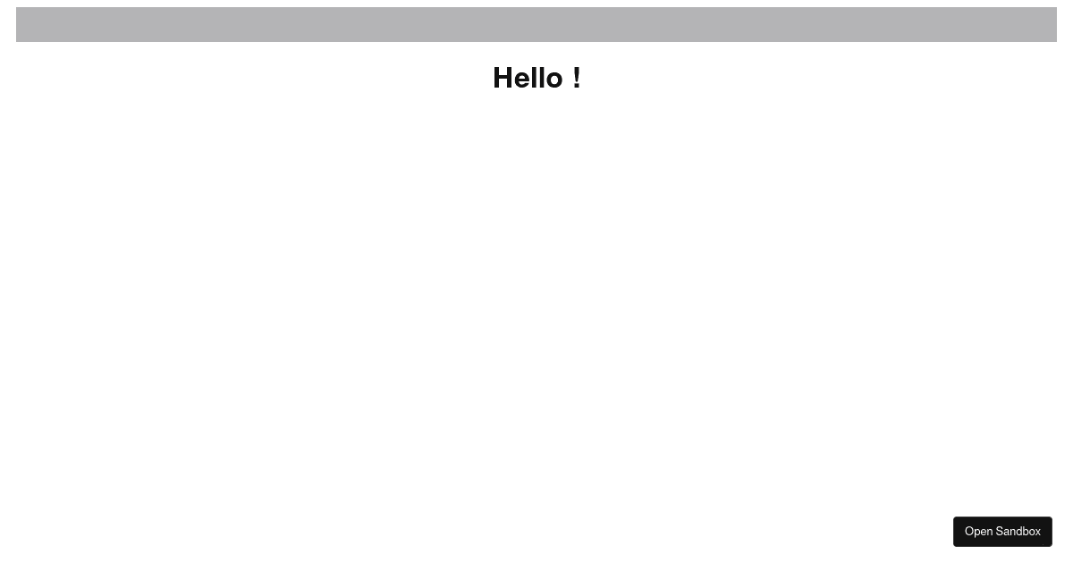 new - Codesandbox