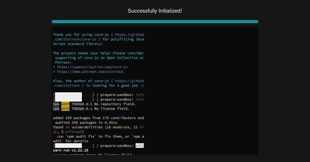 TODO - Codesandbox