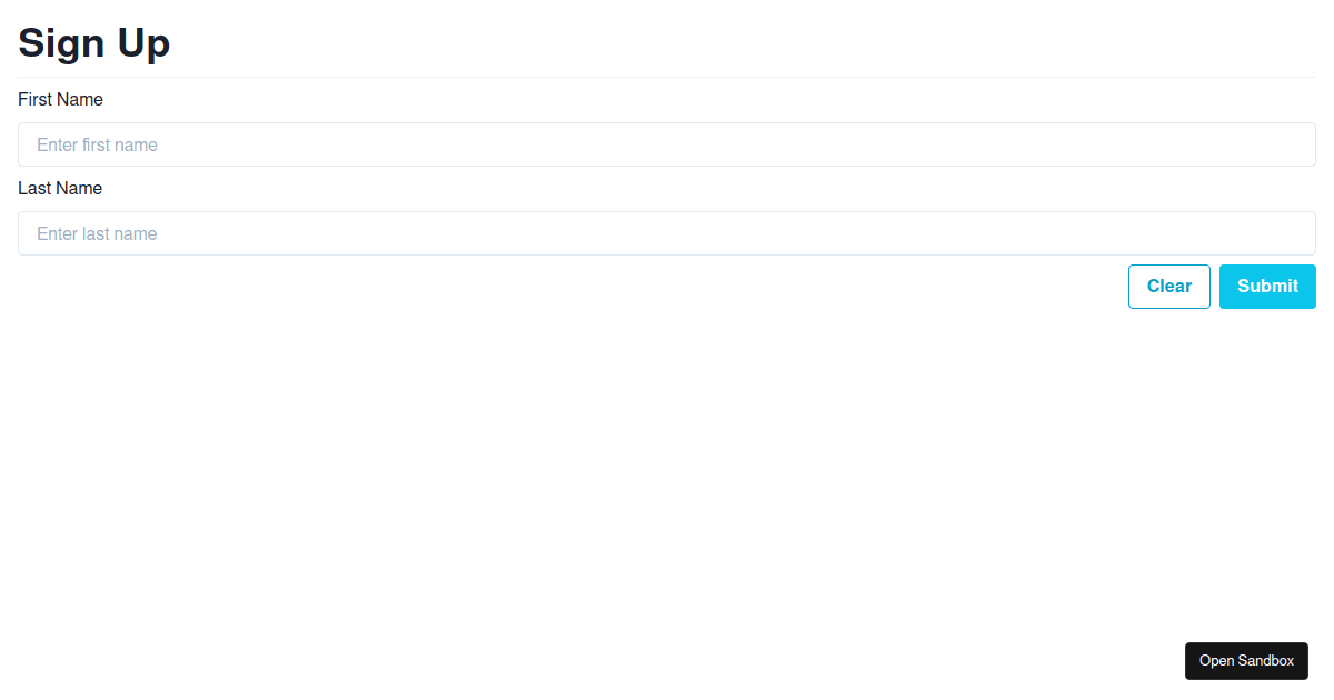 Alert Example - Codesandbox