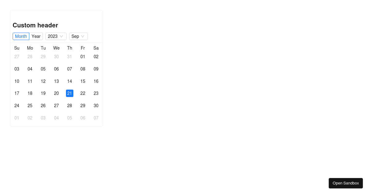 Customize Header - antd@5.8.2 - Codesandbox