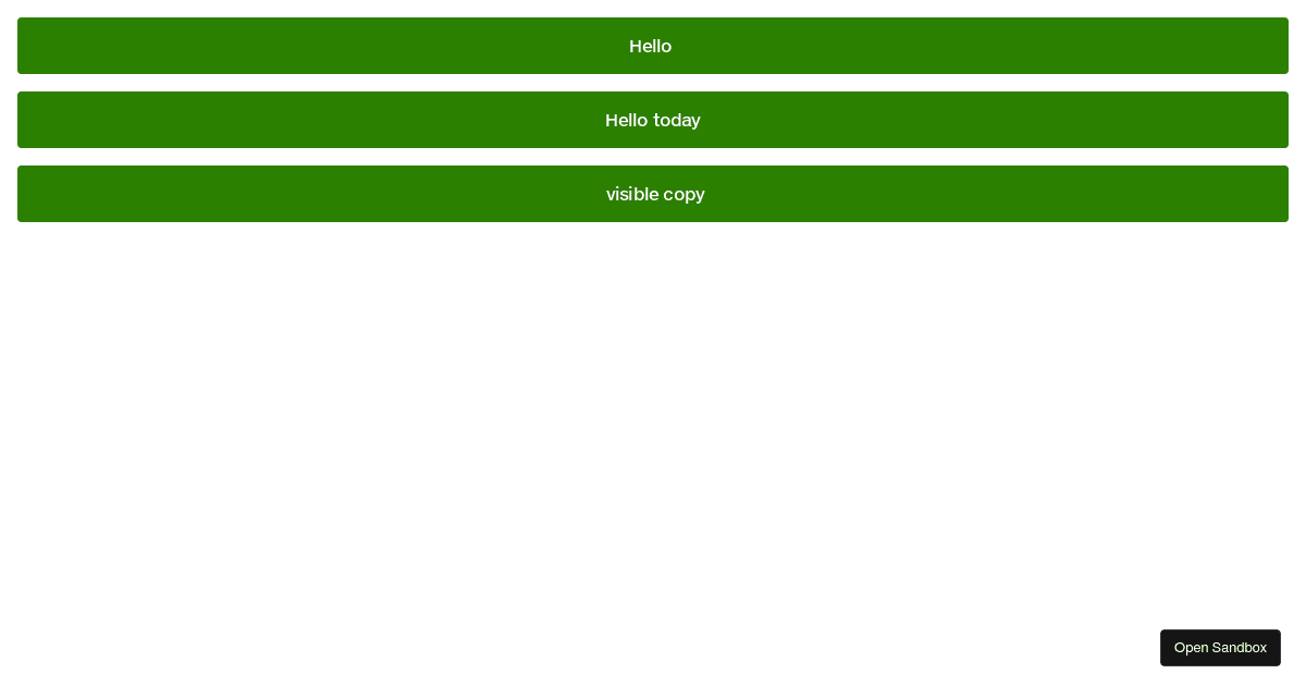 Wrapper Button for ButtonLink and A11yContent Codesandbox