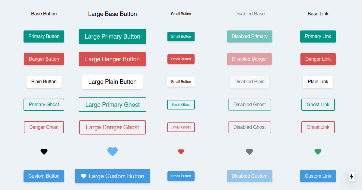 Tailwind Buttons for Design Systems - Codesandbox