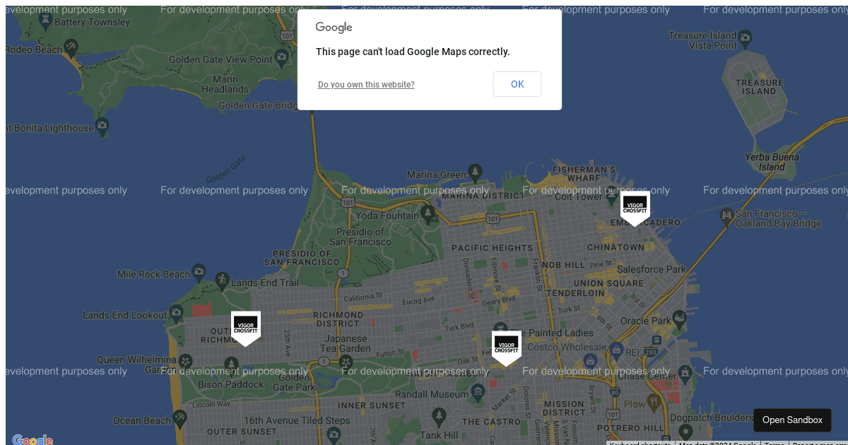 Google Maps - Custom Marker (forked) - Codesandbox