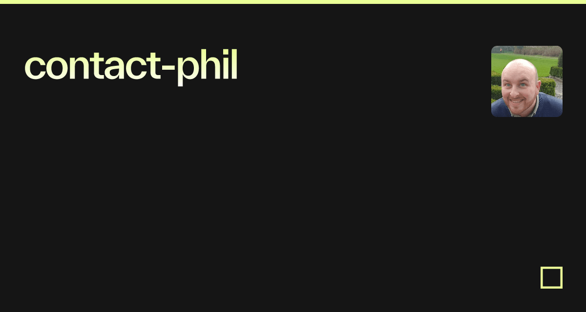 contactphil Codesandbox