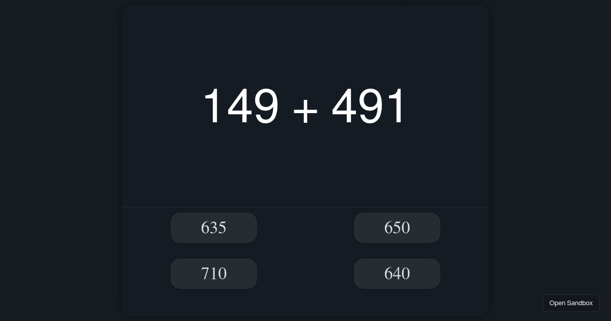 math-game - Codesandbox