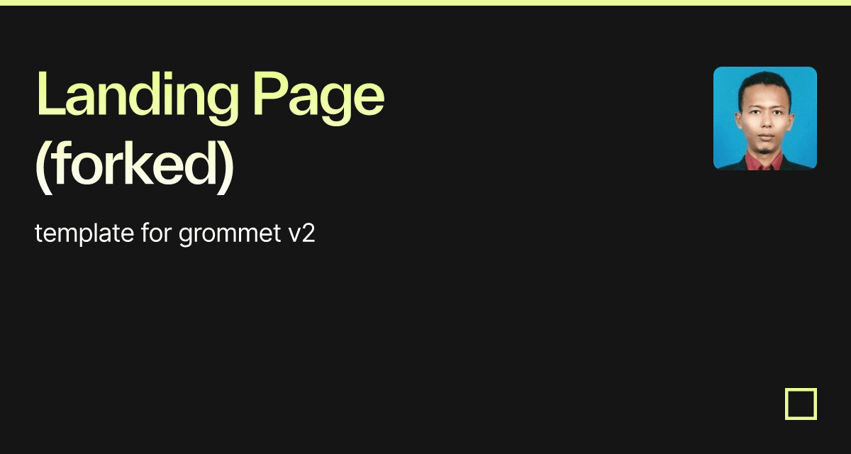 Landing Page (forked) - Codesandbox