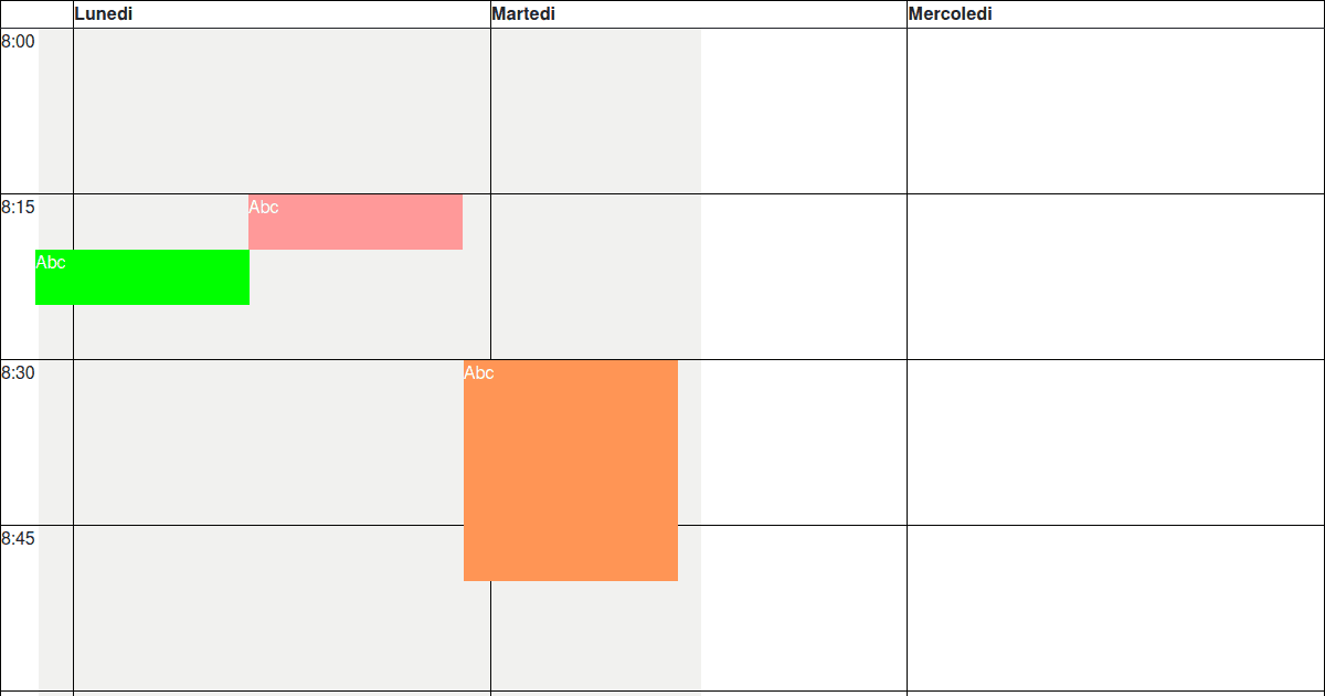 Calendar css html lite - Codesandbox