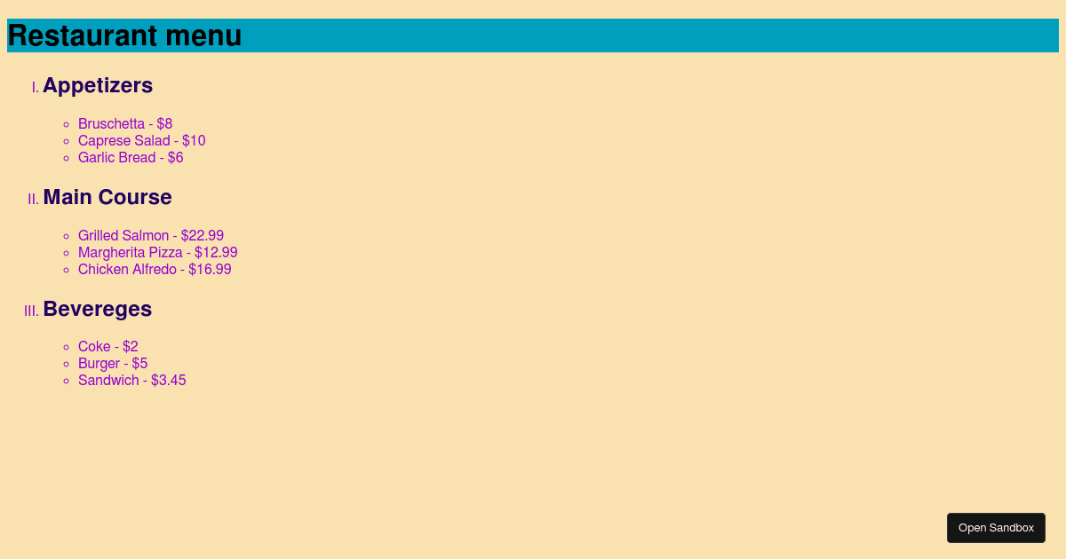 restaurant-menu-codesandbox