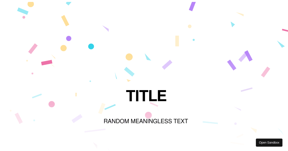 Vue template codesandbox
