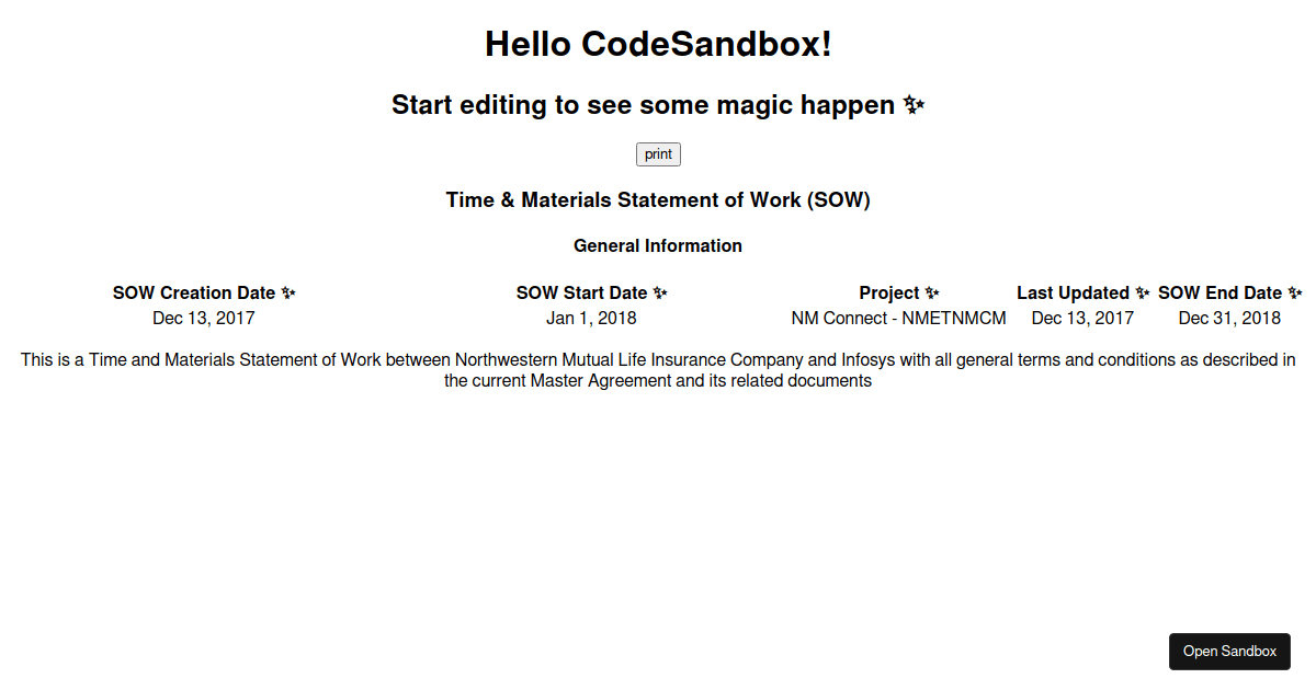CRA - jsPDF - Codesandbox