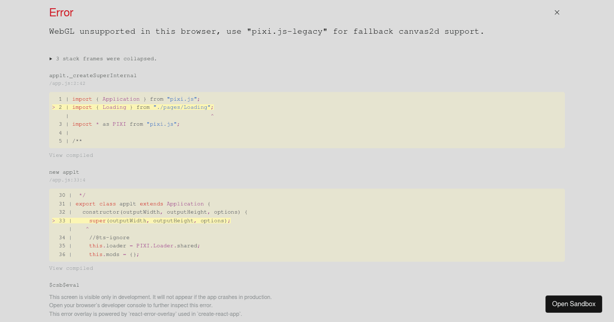 vanilla - Codesandbox