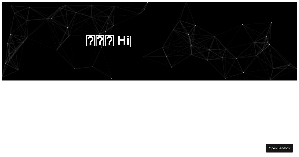 README intro.gif (forked) - Codesandbox