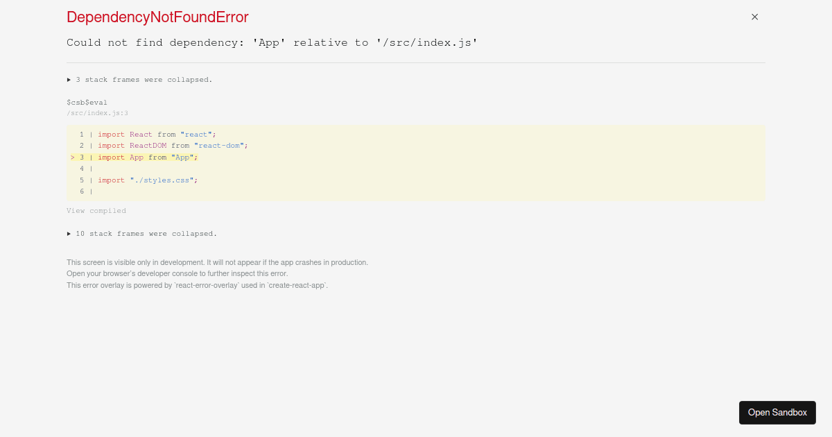 Playground - Codesandbox