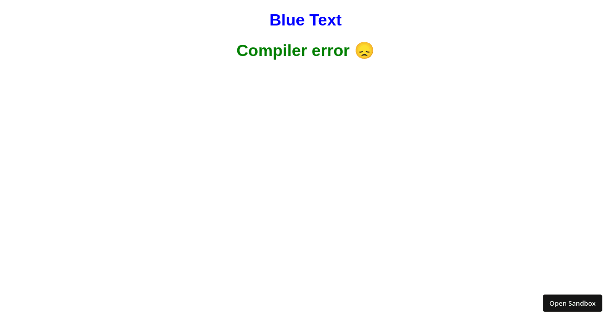 typescript (forked) - Codesandbox