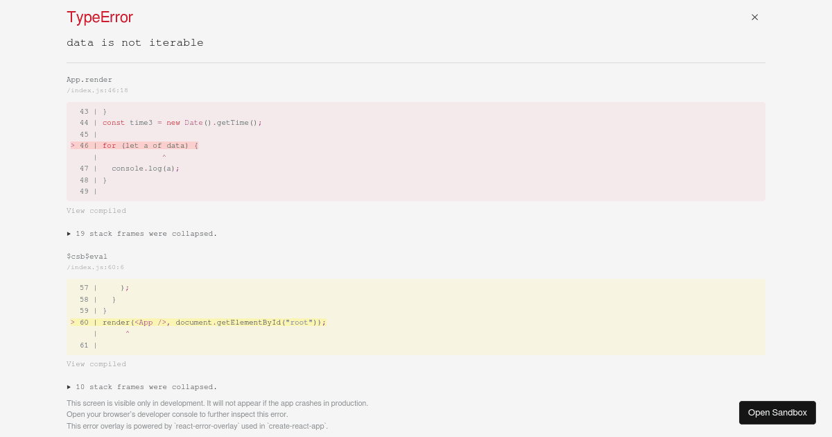 null - Codesandbox
