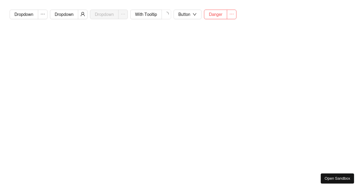 Button with dropdown menu - antd@5.7.0 - Codesandbox