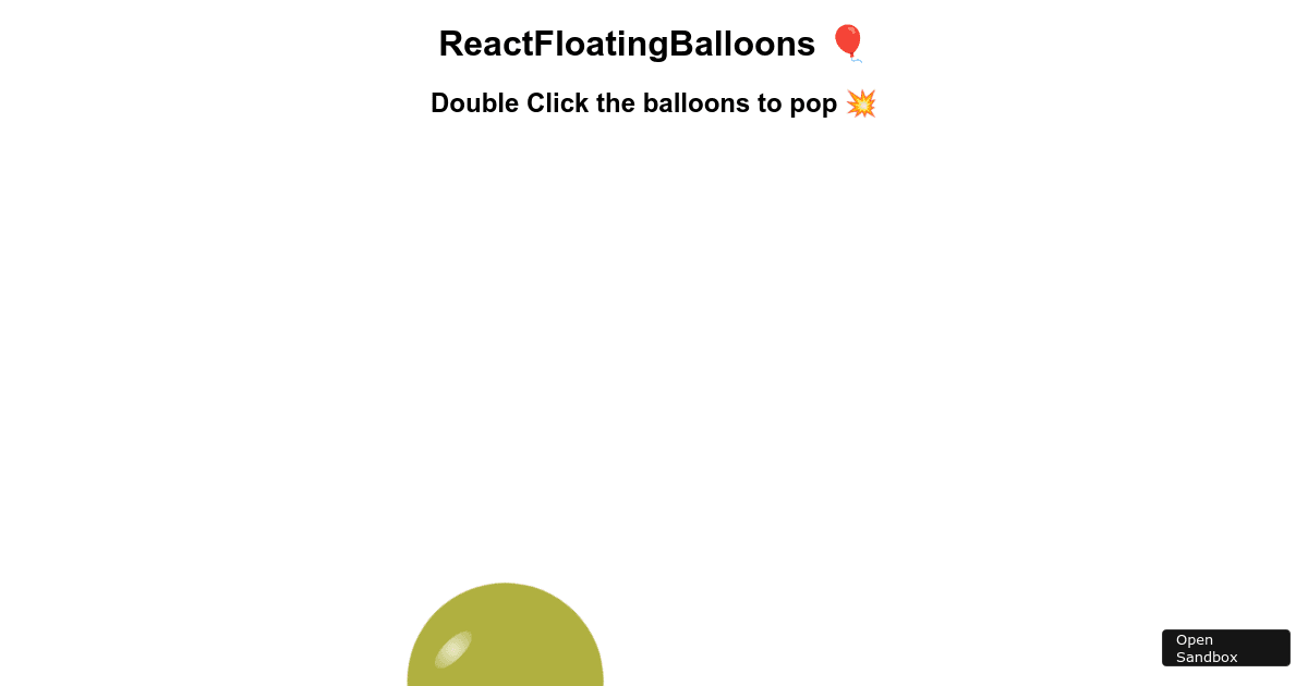 react-floating-balloons-basic-example (forked) - Codesandbox