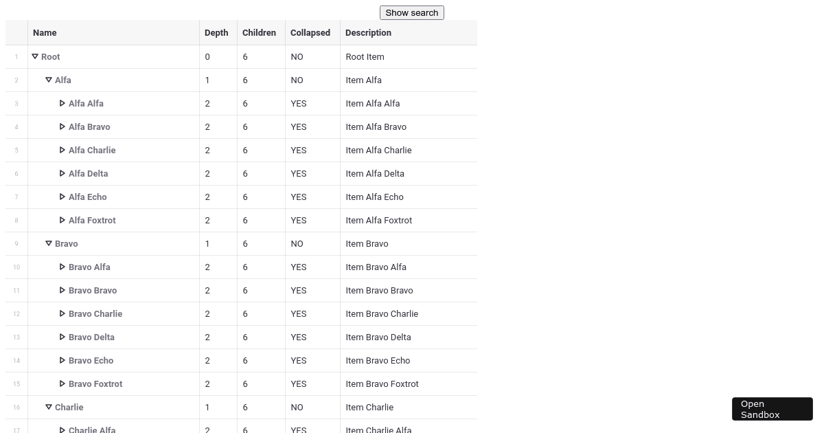 glide-grid grouped rows (forked) - Codesandbox