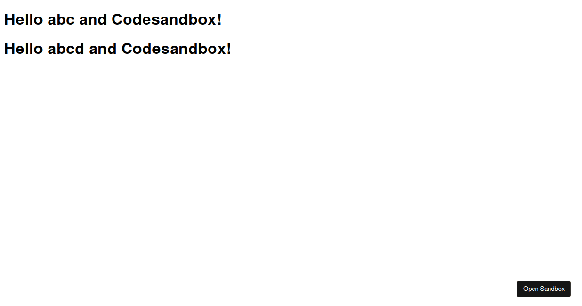 null - Codesandbox