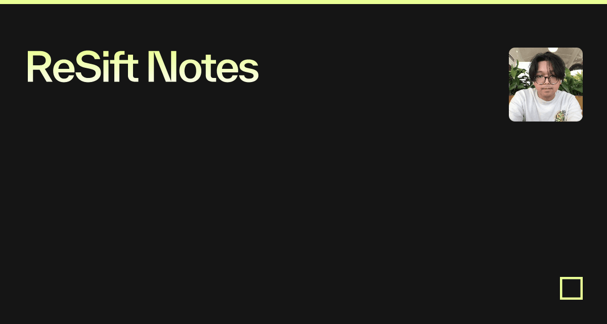 ReSift Notes - Codesandbox