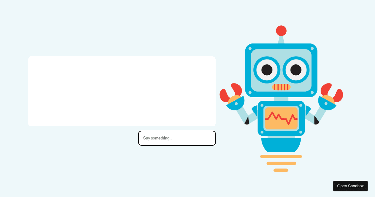 sylviapap/chatbot - Codesandbox