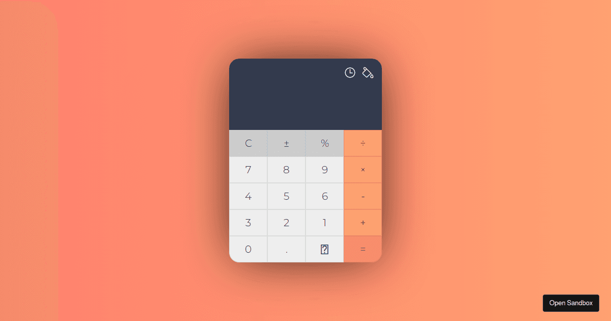 react-calculator - Codesandbox