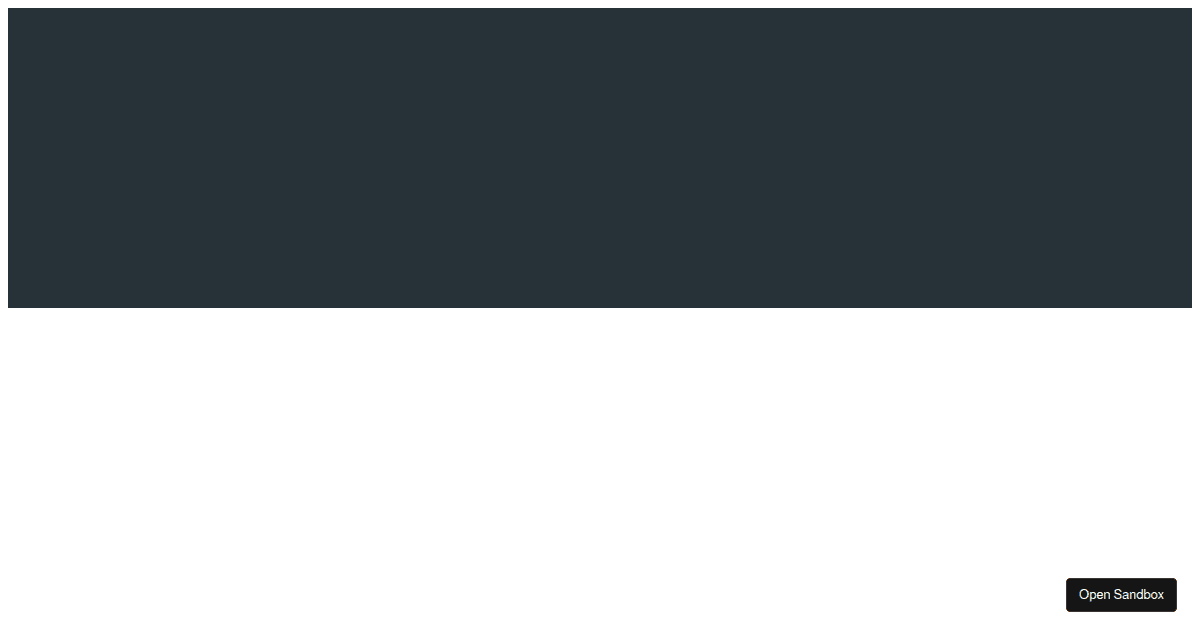 codeMirror - Codesandbox