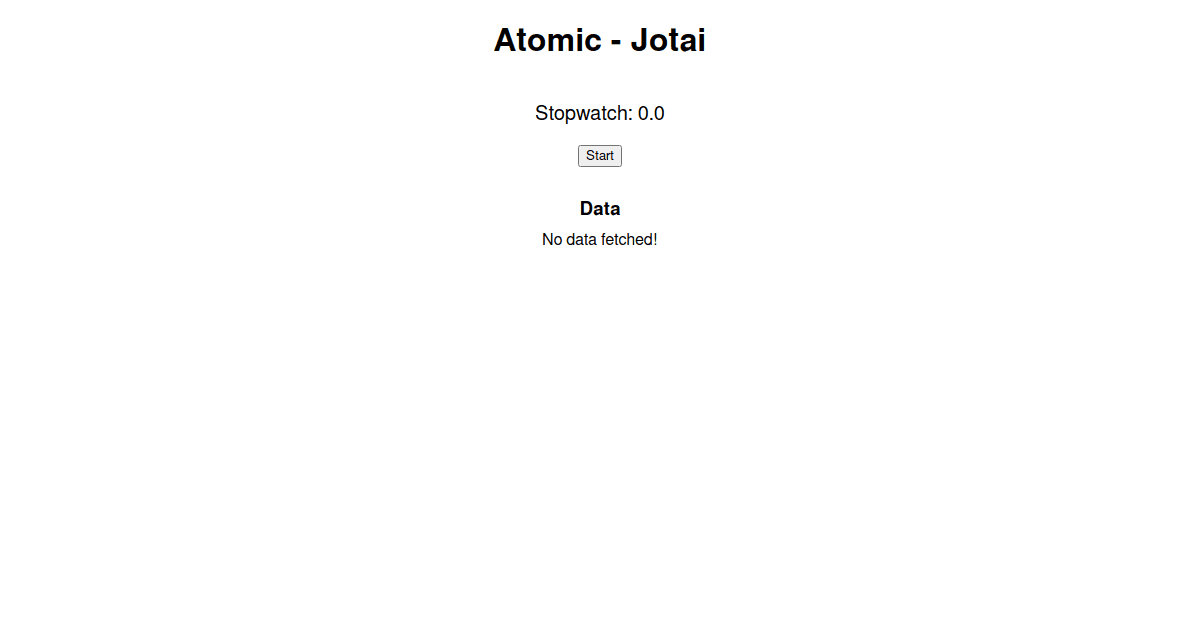 atomic - Jotai - Codesandbox