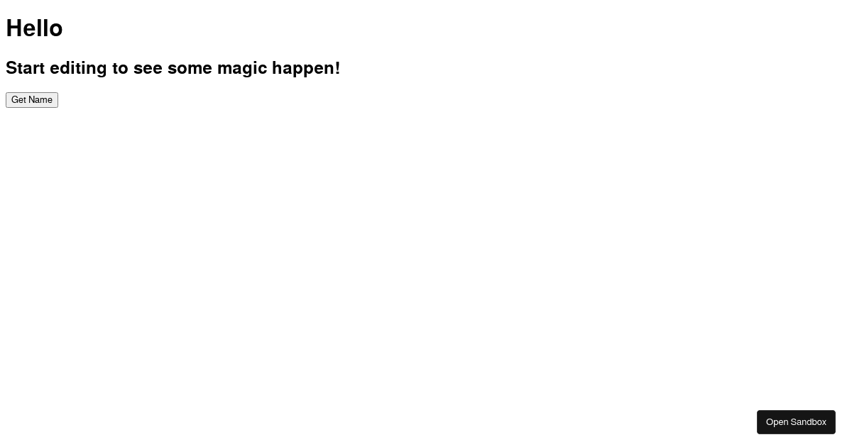Test callback variable - Codesandbox
