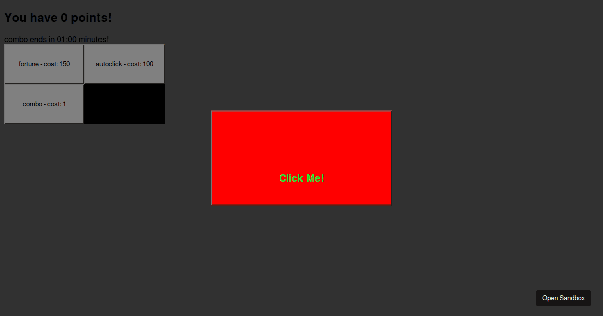 vanilla - Codesandbox